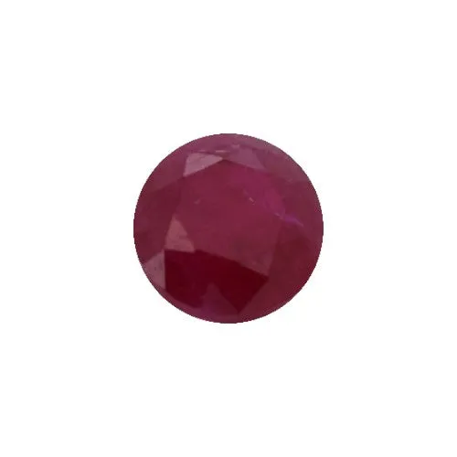 💎 Red Sapphire (Burgundy) Grade AA (Natural Gemstone) - ROUND