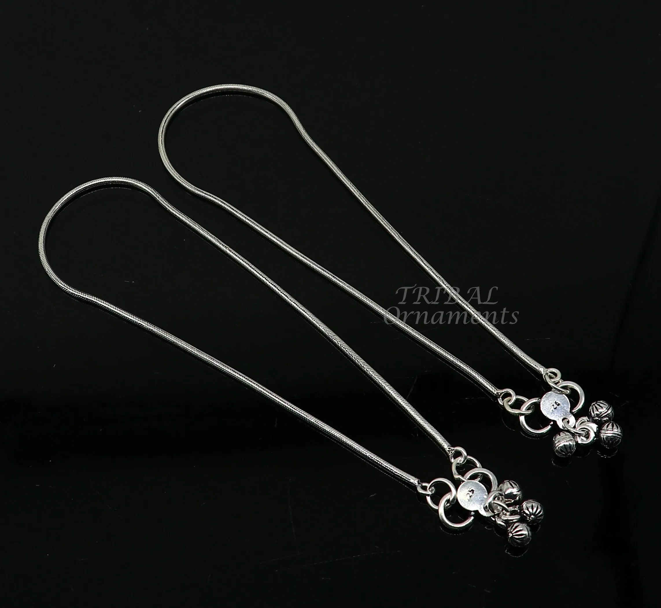 1.5mm 10.5" light weight delicate 925 sterling silver snake chain anklet bracelet trendy anklets bracelet belly dance jewelry ank535