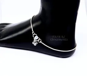 1.5mm 10.5" light weight delicate 925 sterling silver snake chain anklet bracelet trendy anklets bracelet belly dance jewelry ank535