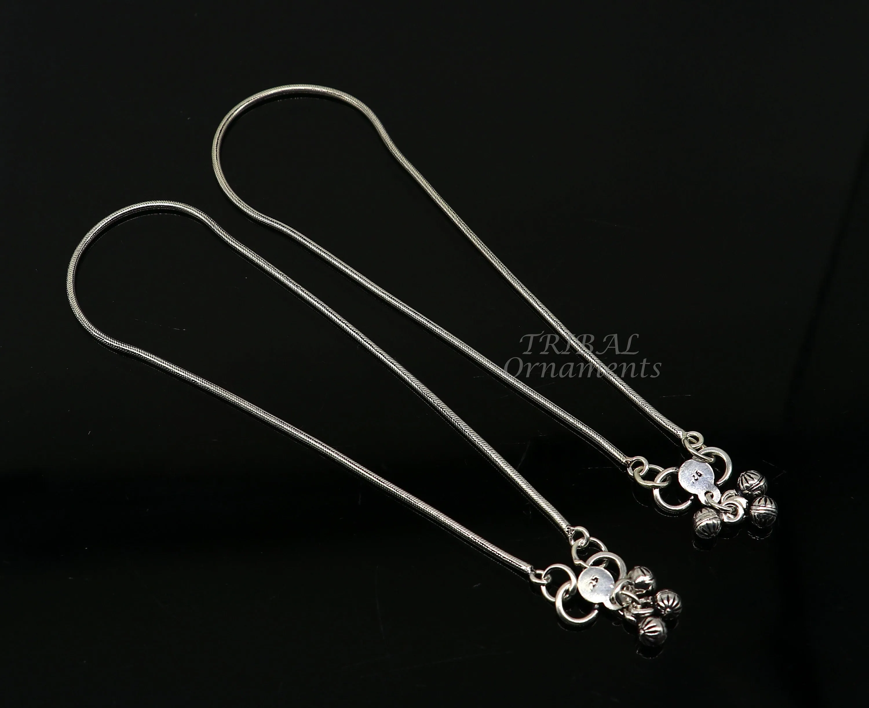 1.5mm 10.5" light weight delicate 925 sterling silver snake chain anklet bracelet trendy anklets bracelet belly dance jewelry ank535
