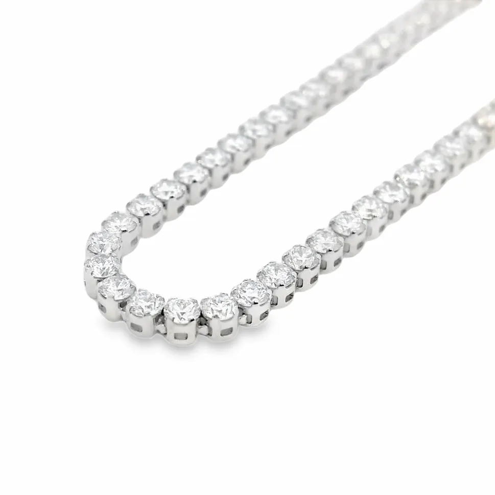 2.00ctw Petite Modern Lab-Diamond Tennis Bracelet 14K White Gold