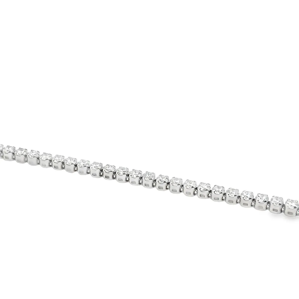 2.00ctw Petite Modern Lab-Diamond Tennis Bracelet 14K White Gold