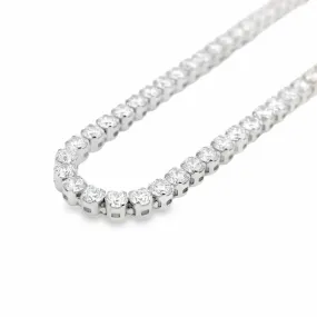2.00ctw Petite Modern Lab-Diamond Tennis Bracelet 14K White Gold