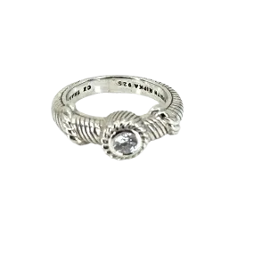 925 STERLING SILVER JUDITH RIPKA Women's RING Size 6