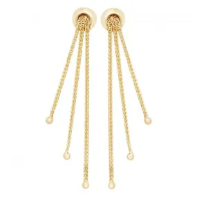 9ct Yellow Gold Drop Earrings ES568
