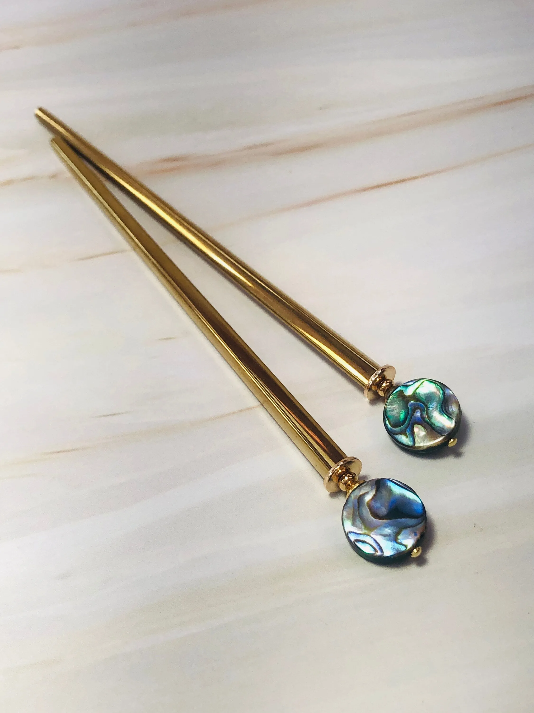 Abalone Hair Sticks