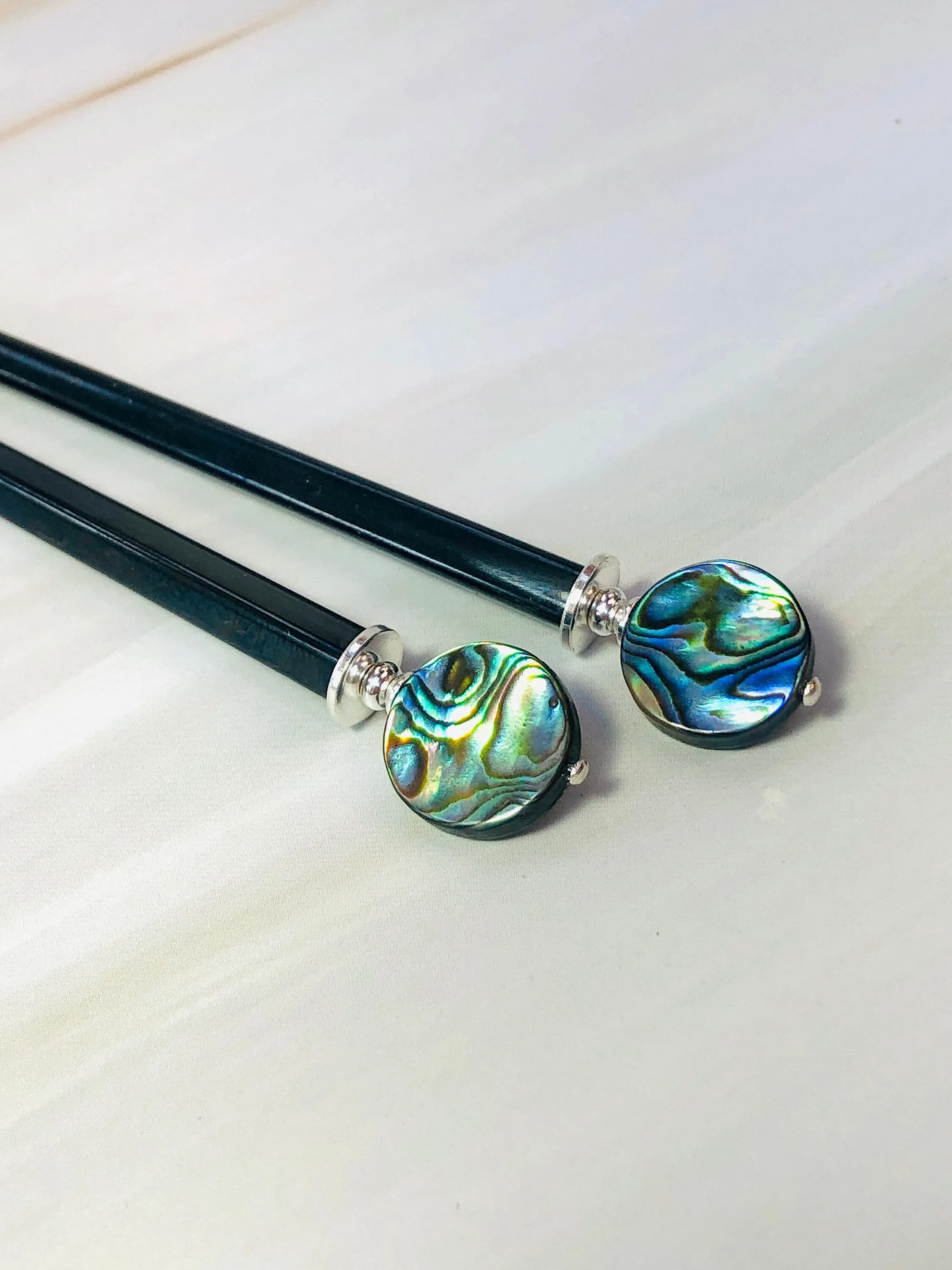 Abalone Hair Sticks