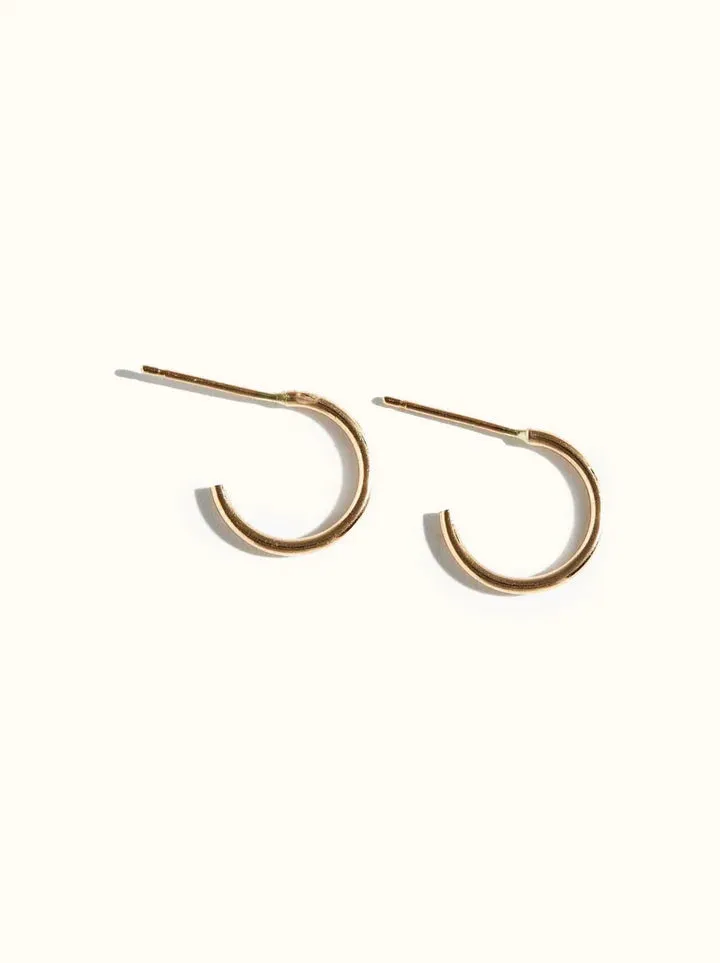 ABLE Celine Huggie Hoops