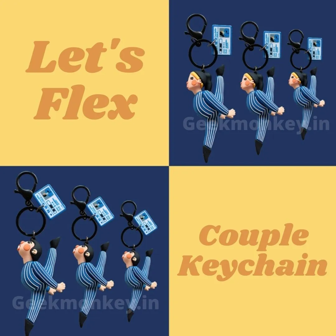 Acrobat Couple Keychain - Set of 2