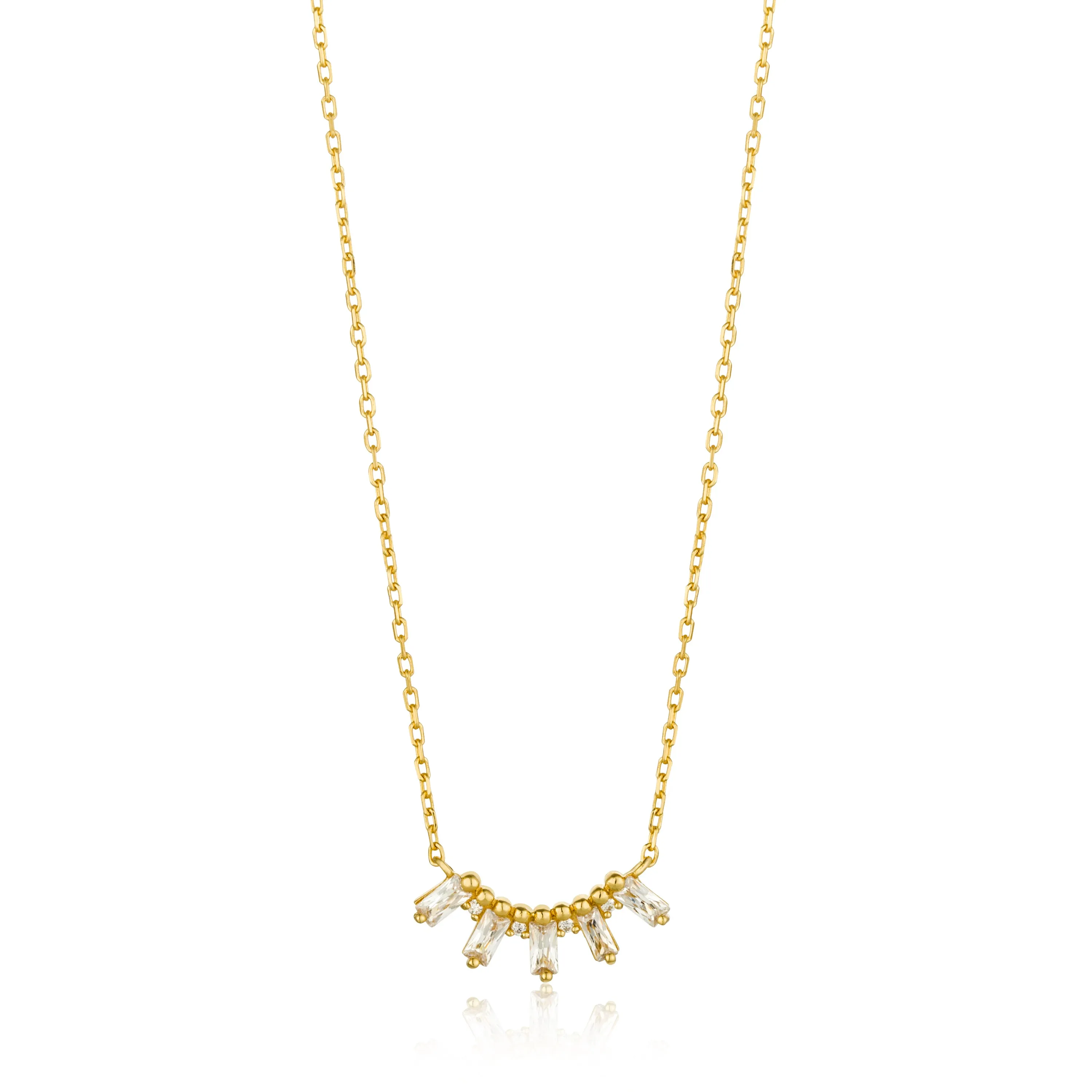 ANIA HAIE - Gold Glow Solid Bar Necklace