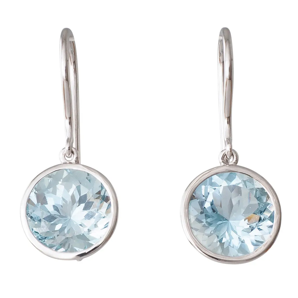 Aquamarine Drop Earrings