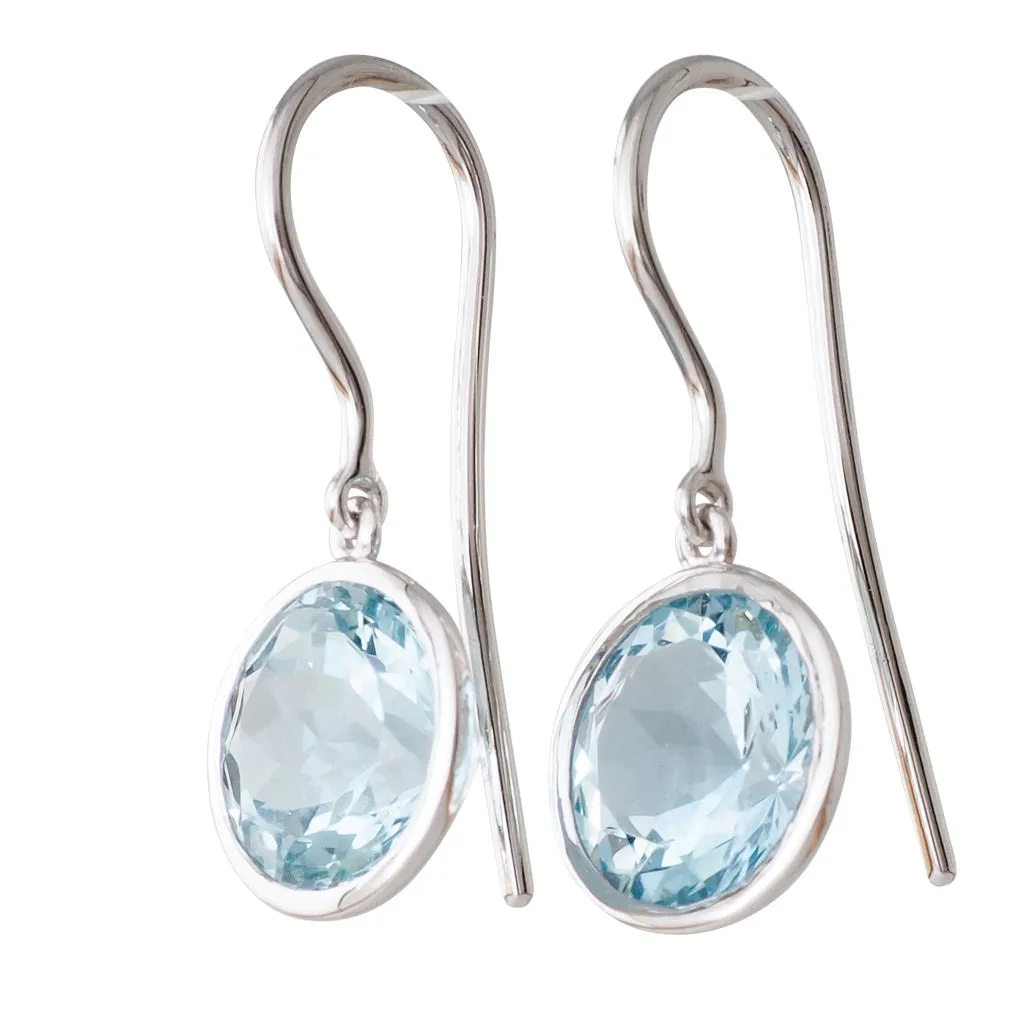 Aquamarine Drop Earrings