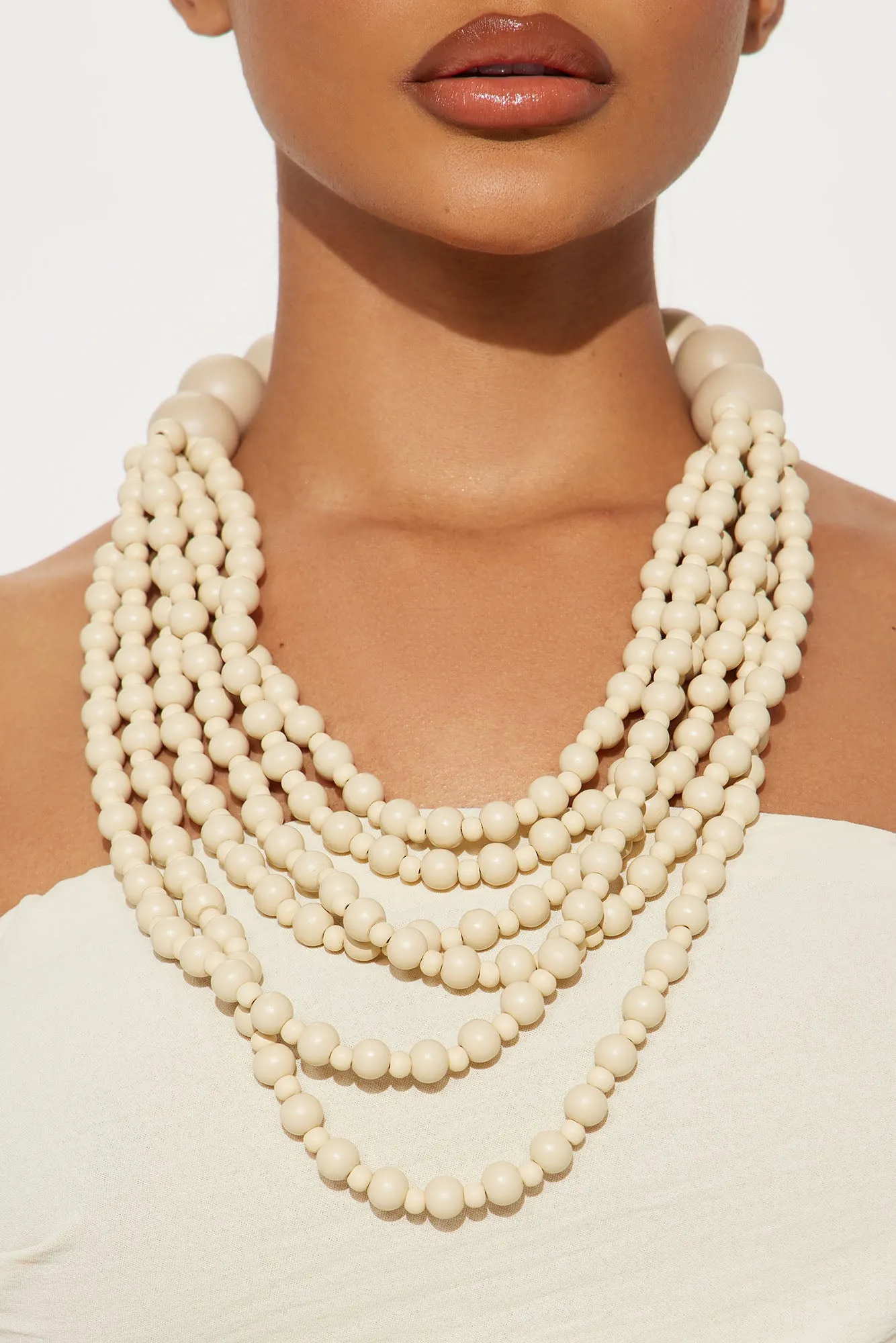 Au Naturel Necklace - Natural/Combo