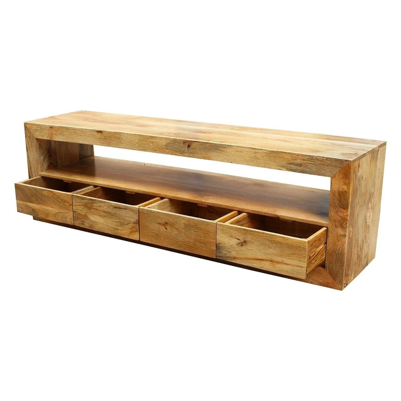 AVALON INDIAN WOODEN ZEN MANGO T.V CABINET 220