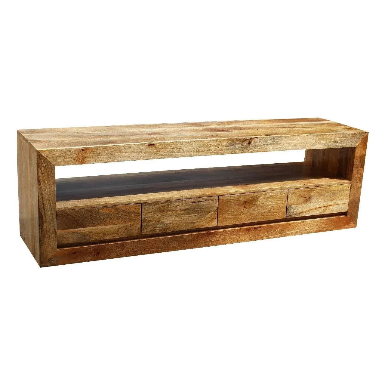 AVALON INDIAN WOODEN ZEN MANGO T.V CABINET 220