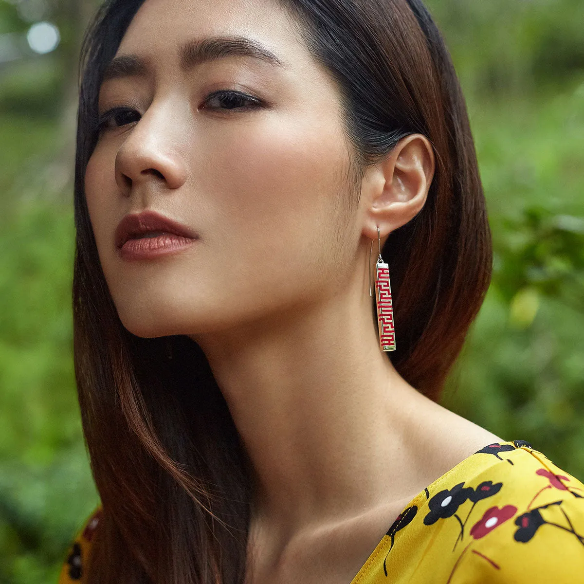 Ban Zu Earrings - Jade Green