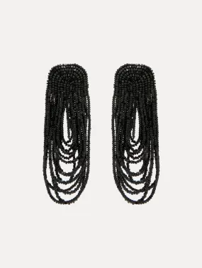 Beaded Curtain Earrings