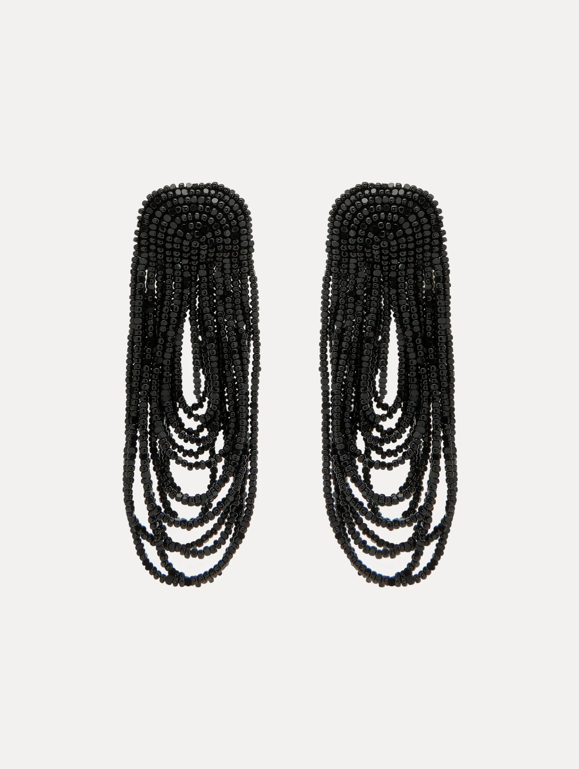 Beaded Curtain Earrings