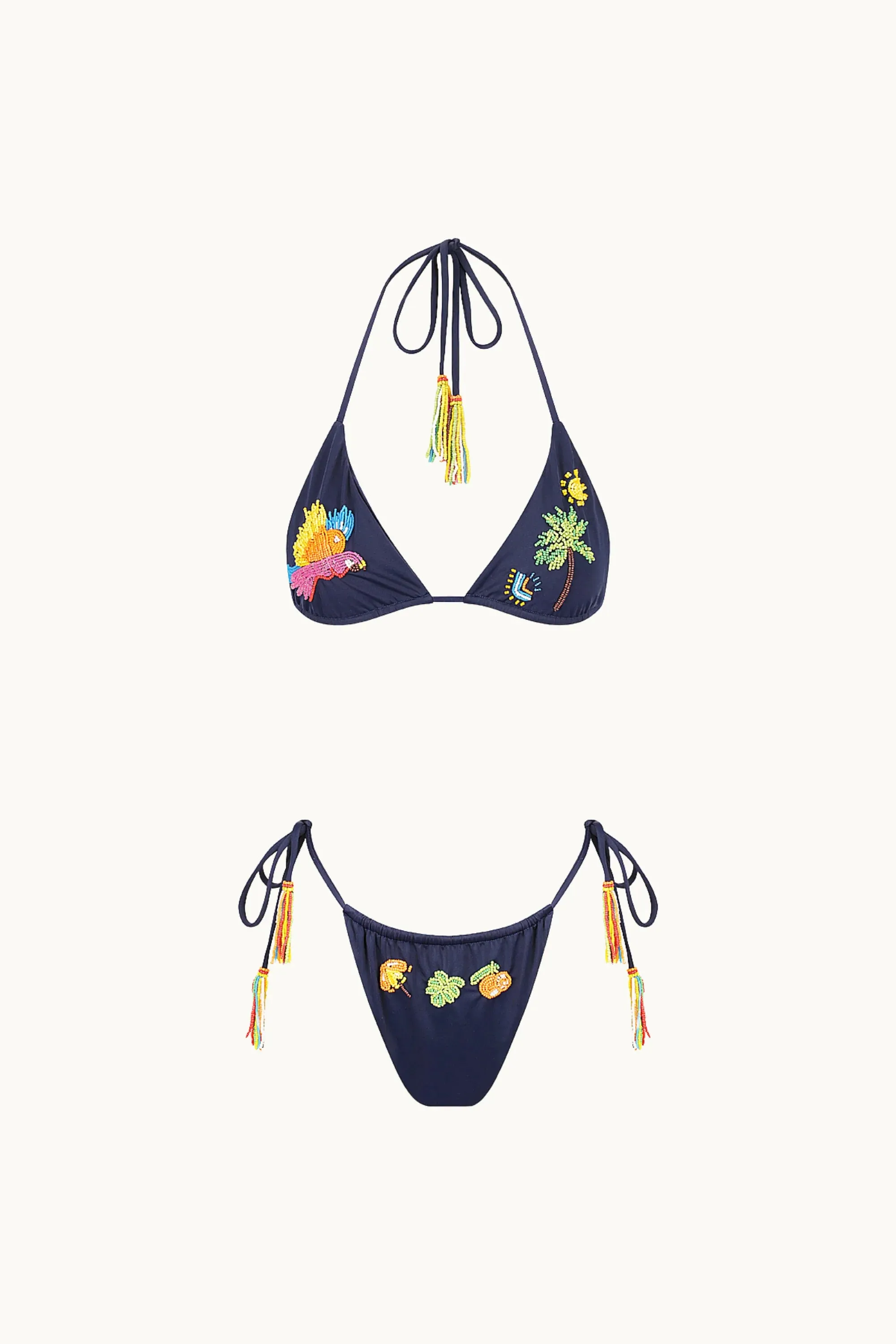 Beaded Kini Set Tropicana