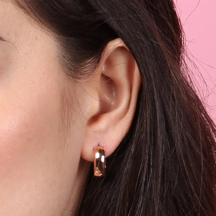 Bellissimo Bronzo Italian 5/8" Sophisticated Hoops