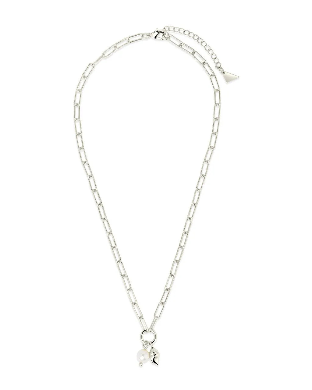 Beverly Pearl & Shell Charm Necklace