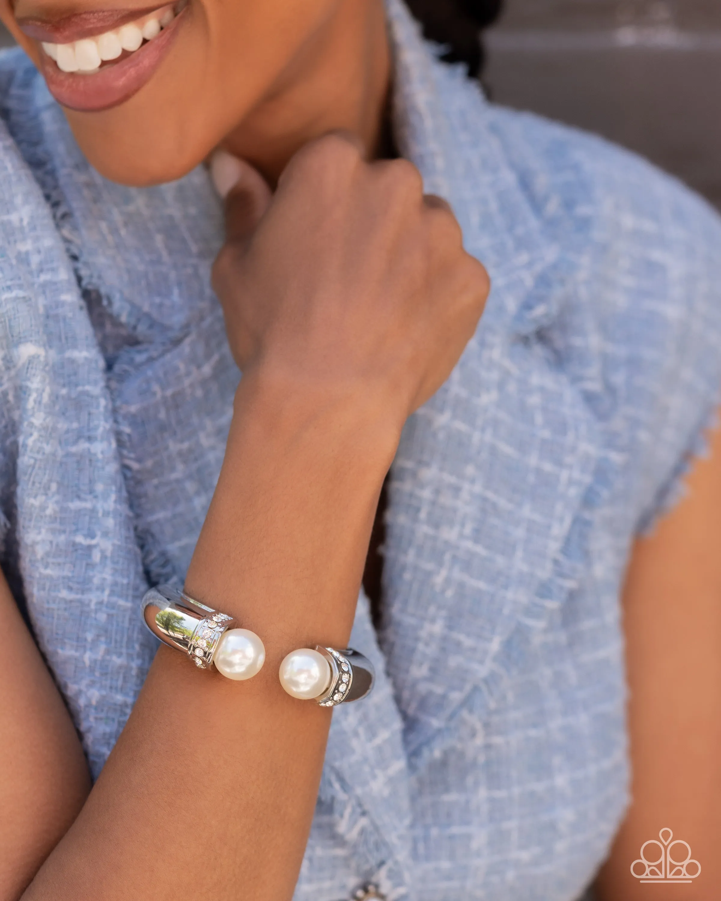Breathtaking Balance - White  Paparazzi Accessories