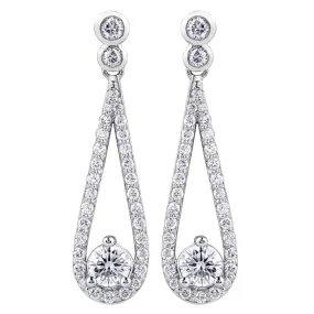 Canadian Diamond Drop Earrings