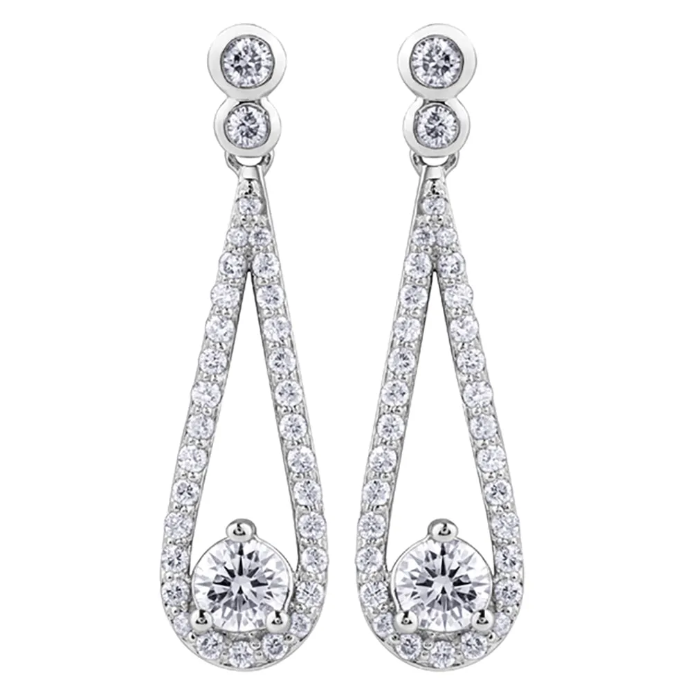 Canadian Diamond Drop Earrings