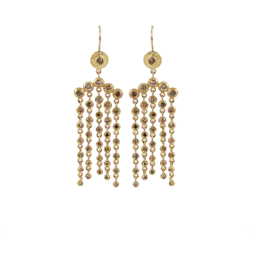 Cascade Natural Fancy Color Diamond Earrings