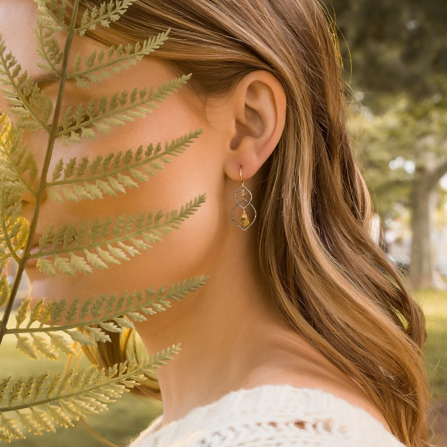 Citrine Droplet Earrings