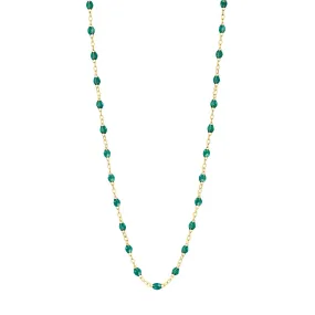 Classic Gigi Necklace - Emerald 16.5"