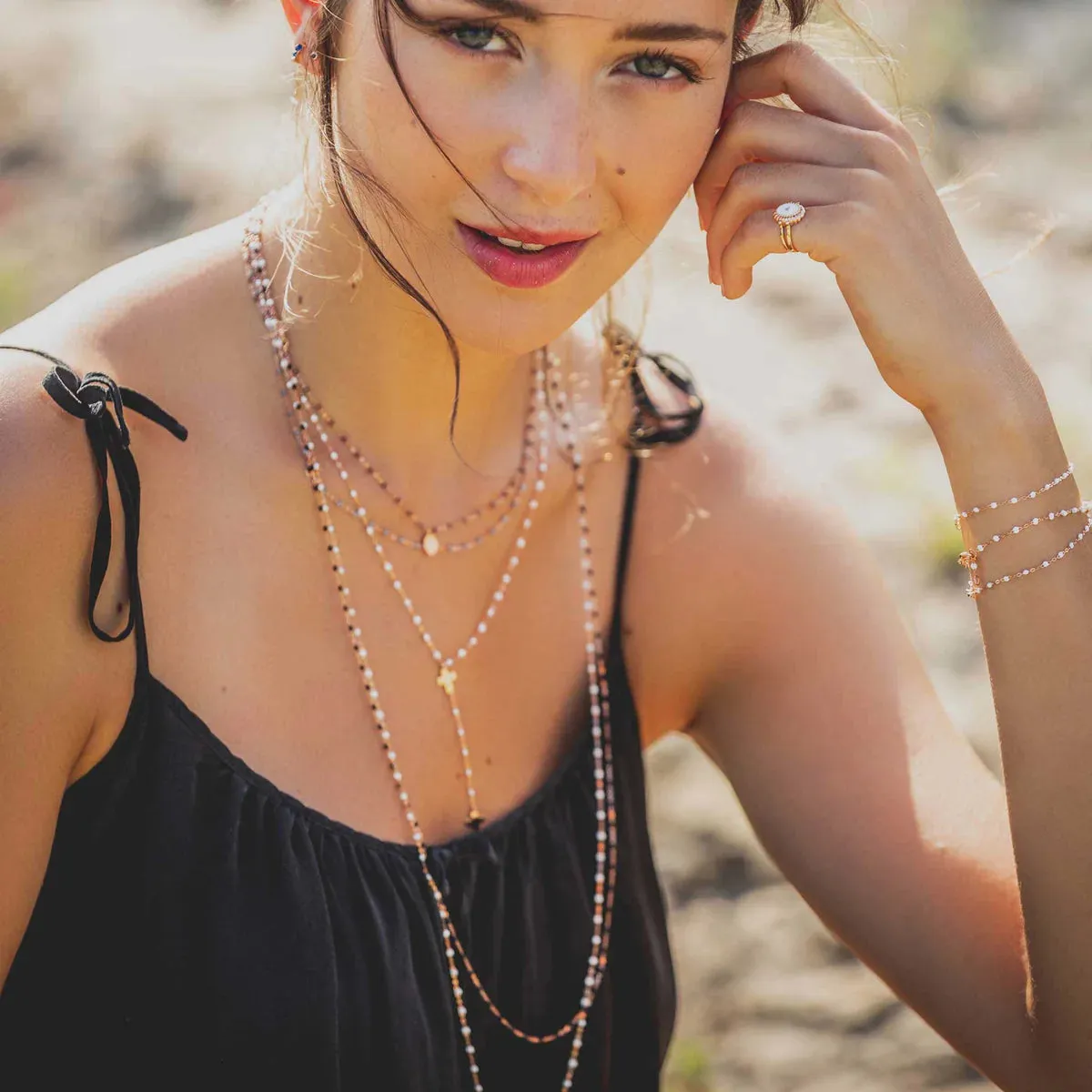 Classic Gigi Necklace - Emerald 16.5"