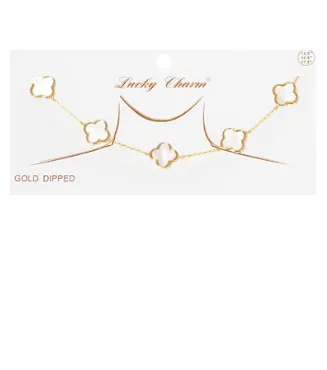 Clover Station Necklace