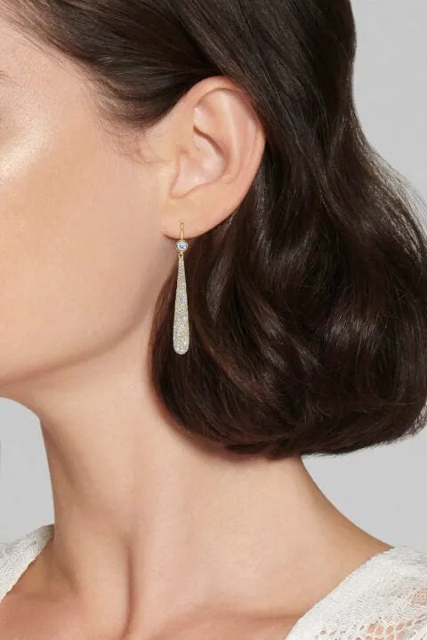 Cobblestone Diamond Drop Earrings
