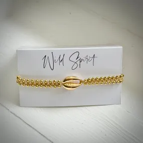 Cream RAYA Shell Bracelet