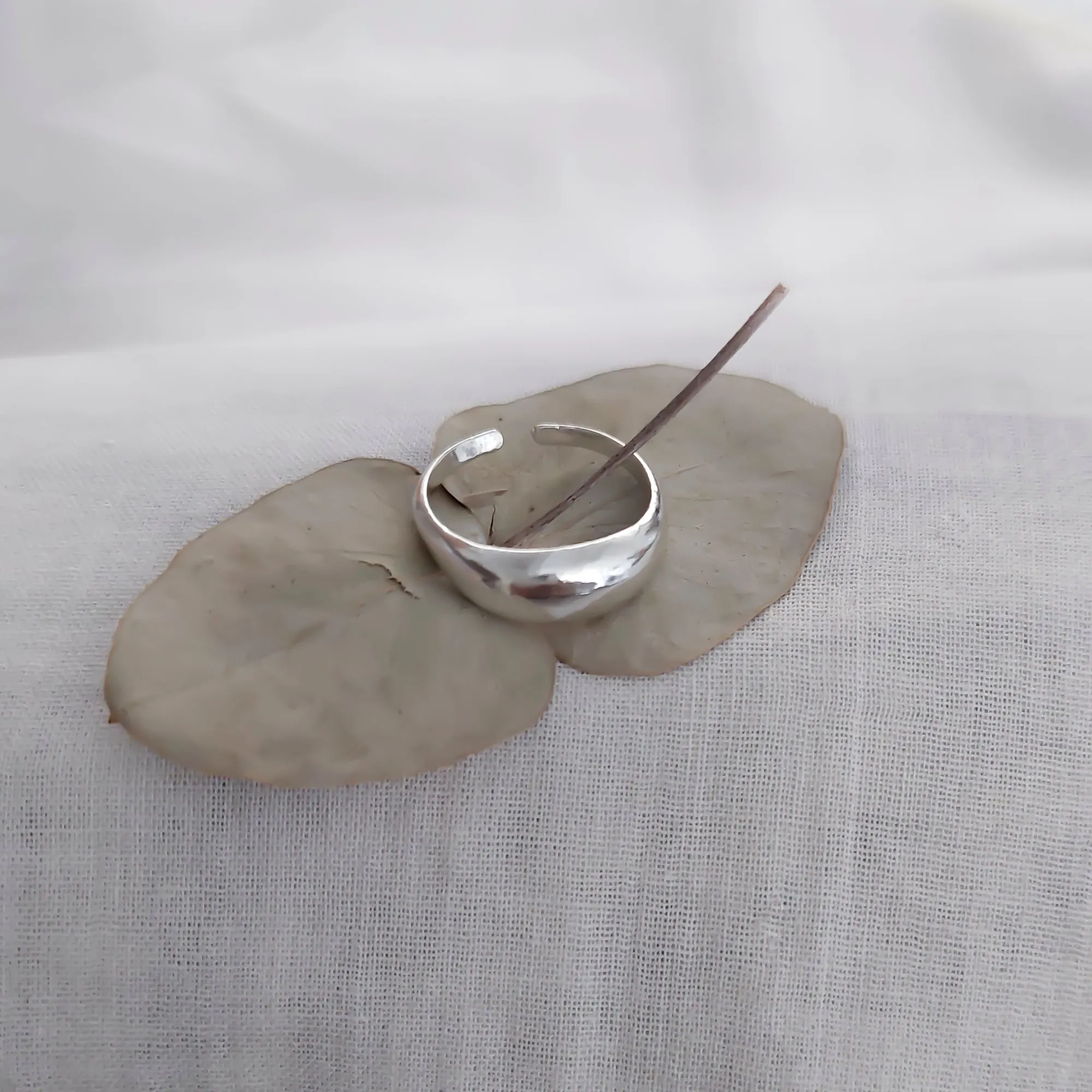 Dome Ring, Rings for Woman, Sterling Silver Ring, Statement Ring, Open Ring, Adjustable Ring, Stacking Ring, Chunky Ring