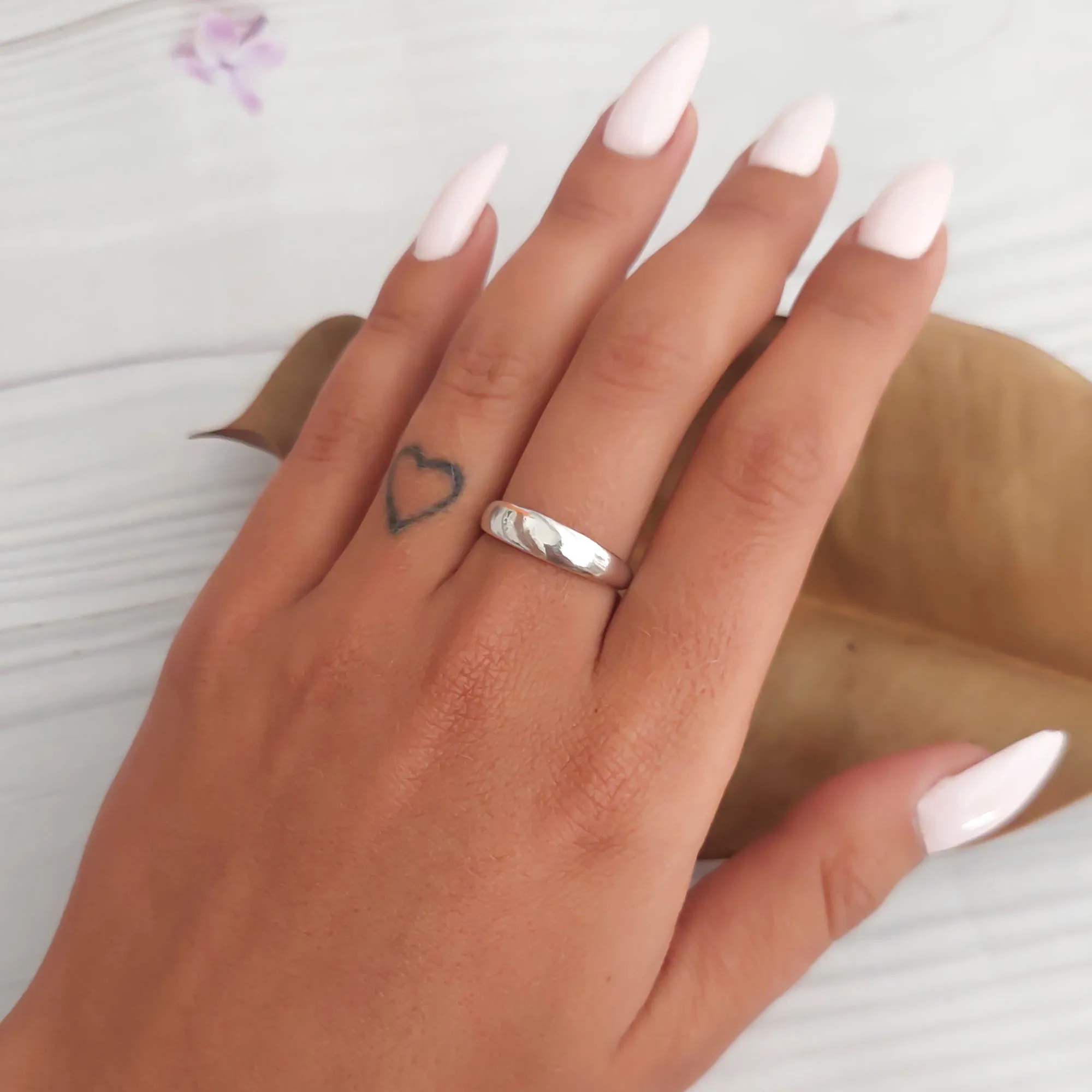 Dome Ring, Rings for Woman, Sterling Silver Ring, Statement Ring, Open Ring, Adjustable Ring, Stacking Ring, Chunky Ring