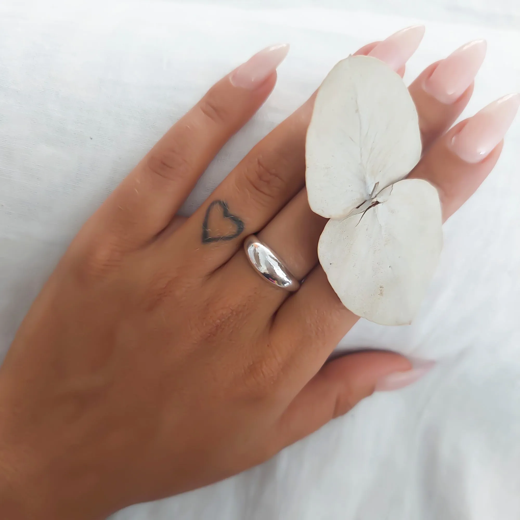 Dome Ring, Rings for Woman, Sterling Silver Ring, Statement Ring, Open Ring, Adjustable Ring, Stacking Ring, Chunky Ring