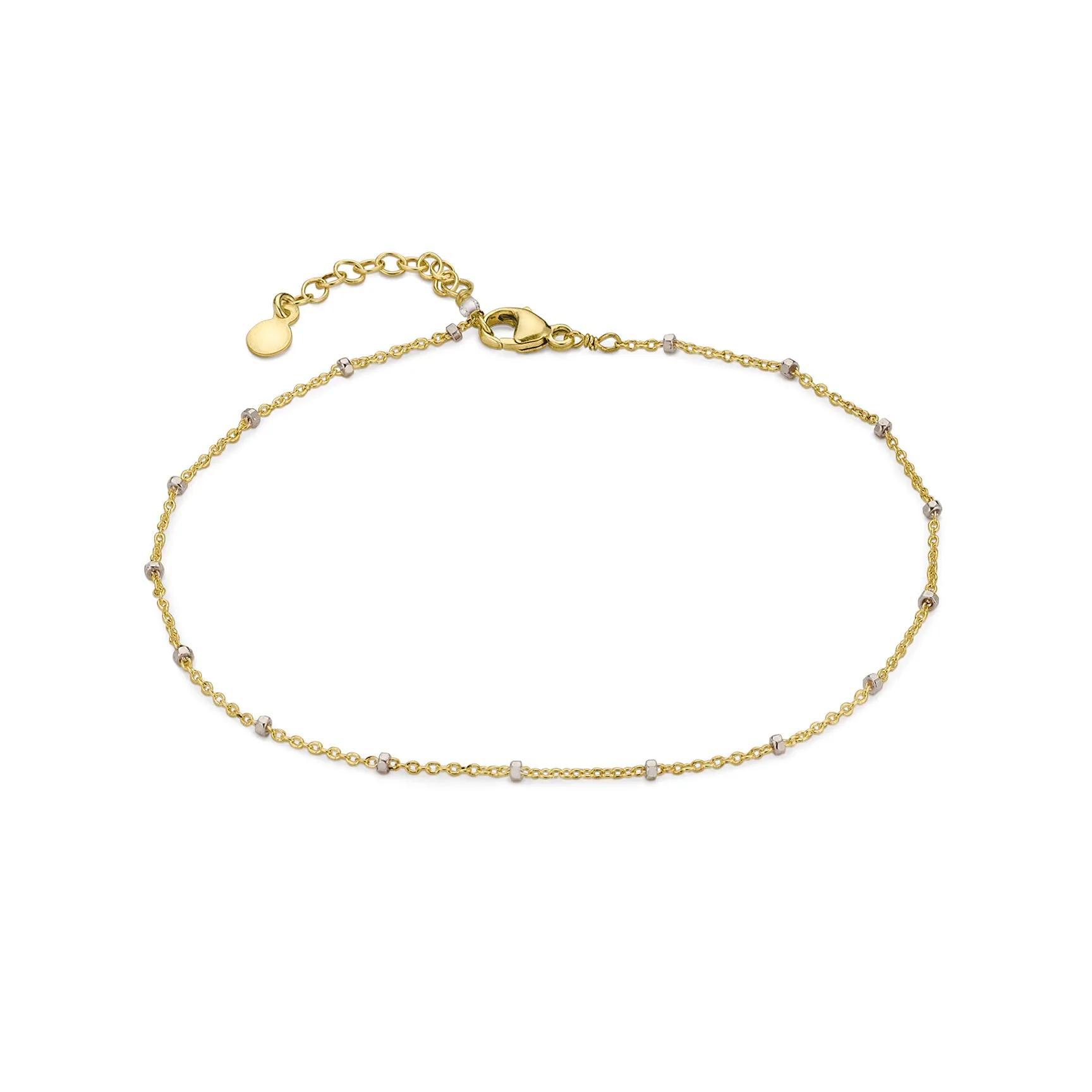 Dotted Sparkle Chain Anklet