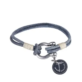 Double Leather Gambier Bracelet
