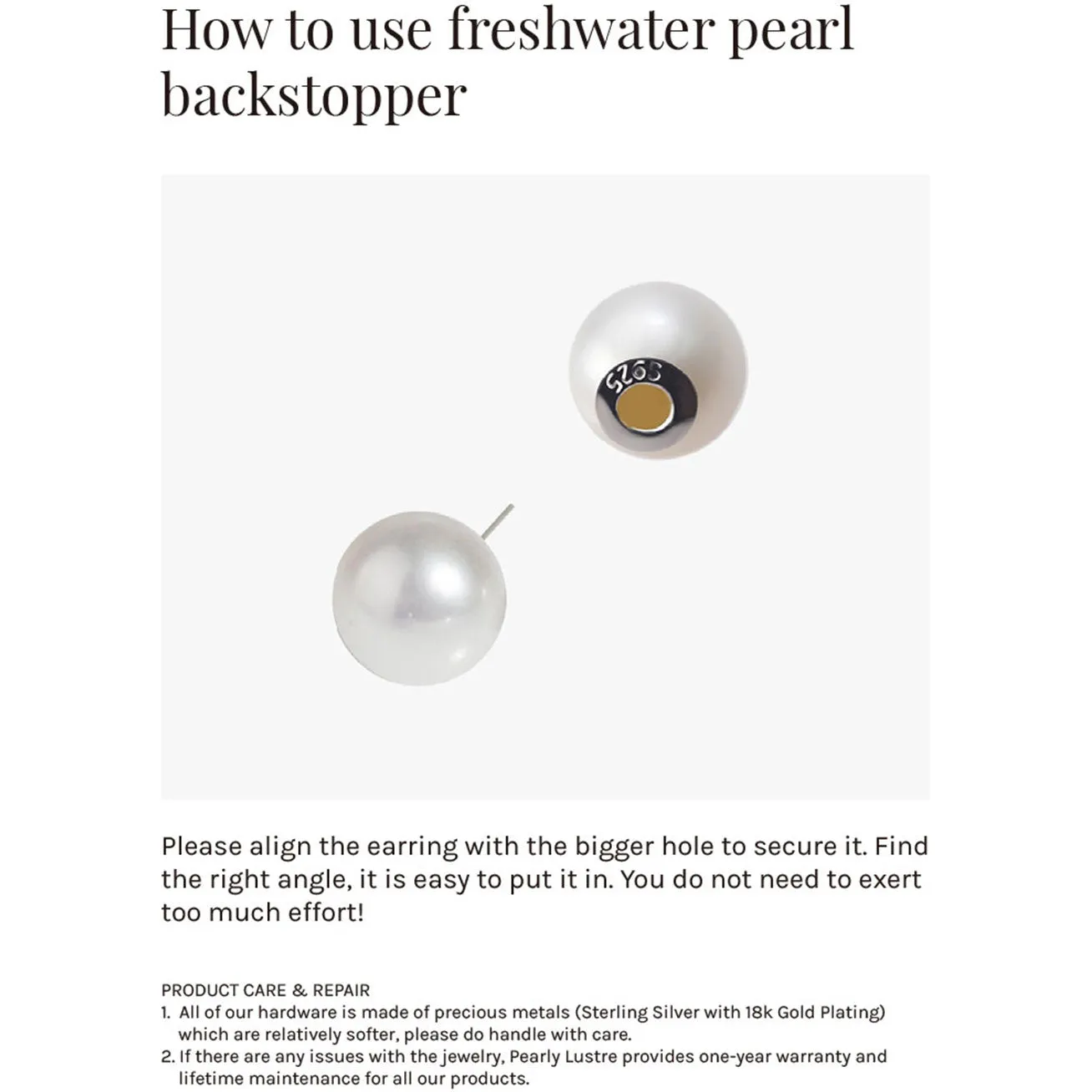 Elegant Freshwater Pearl Earrings WE00829