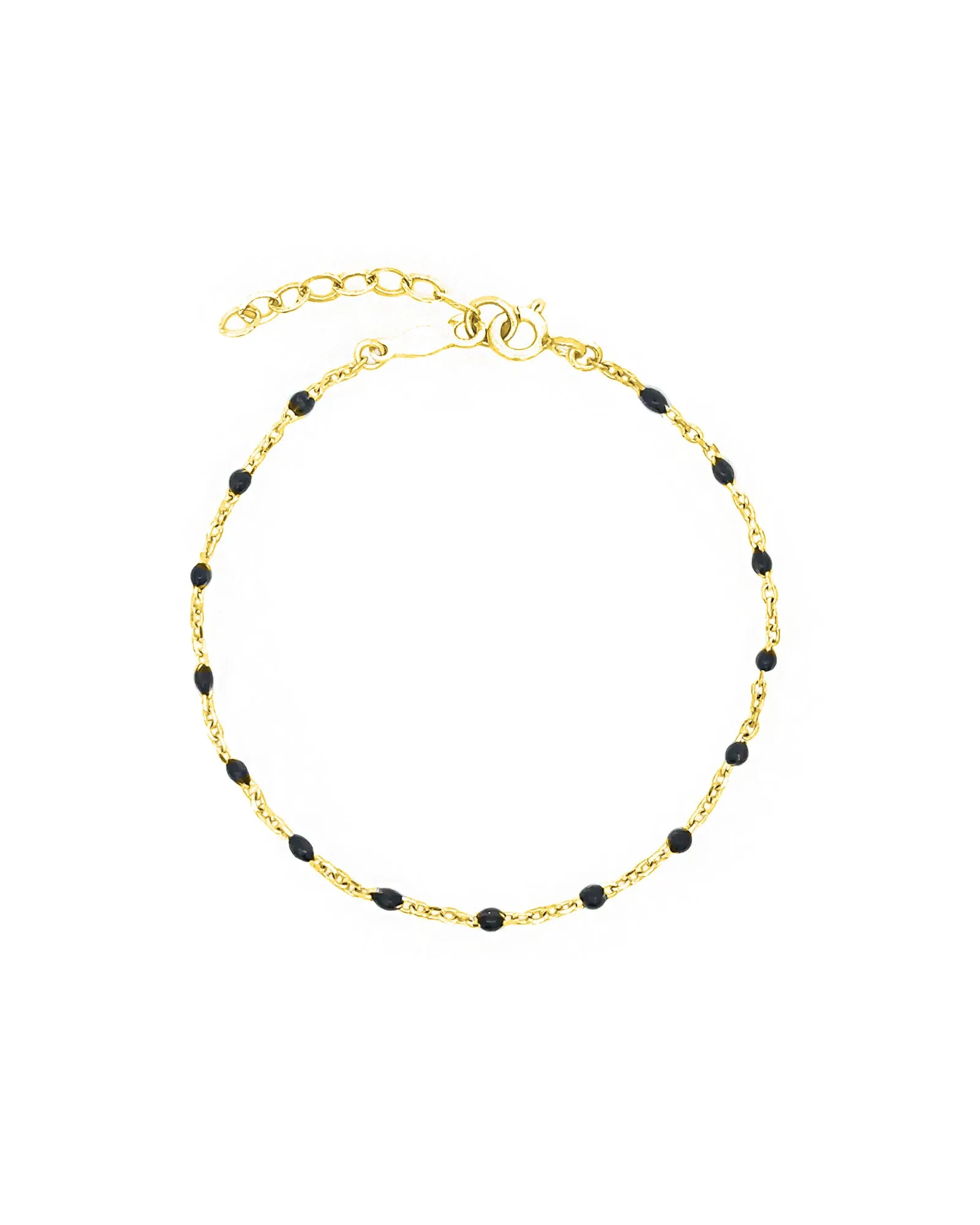 Enamel Beaded Chain Bracelet
