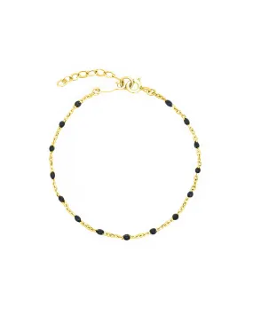 Enamel Beaded Chain Bracelet