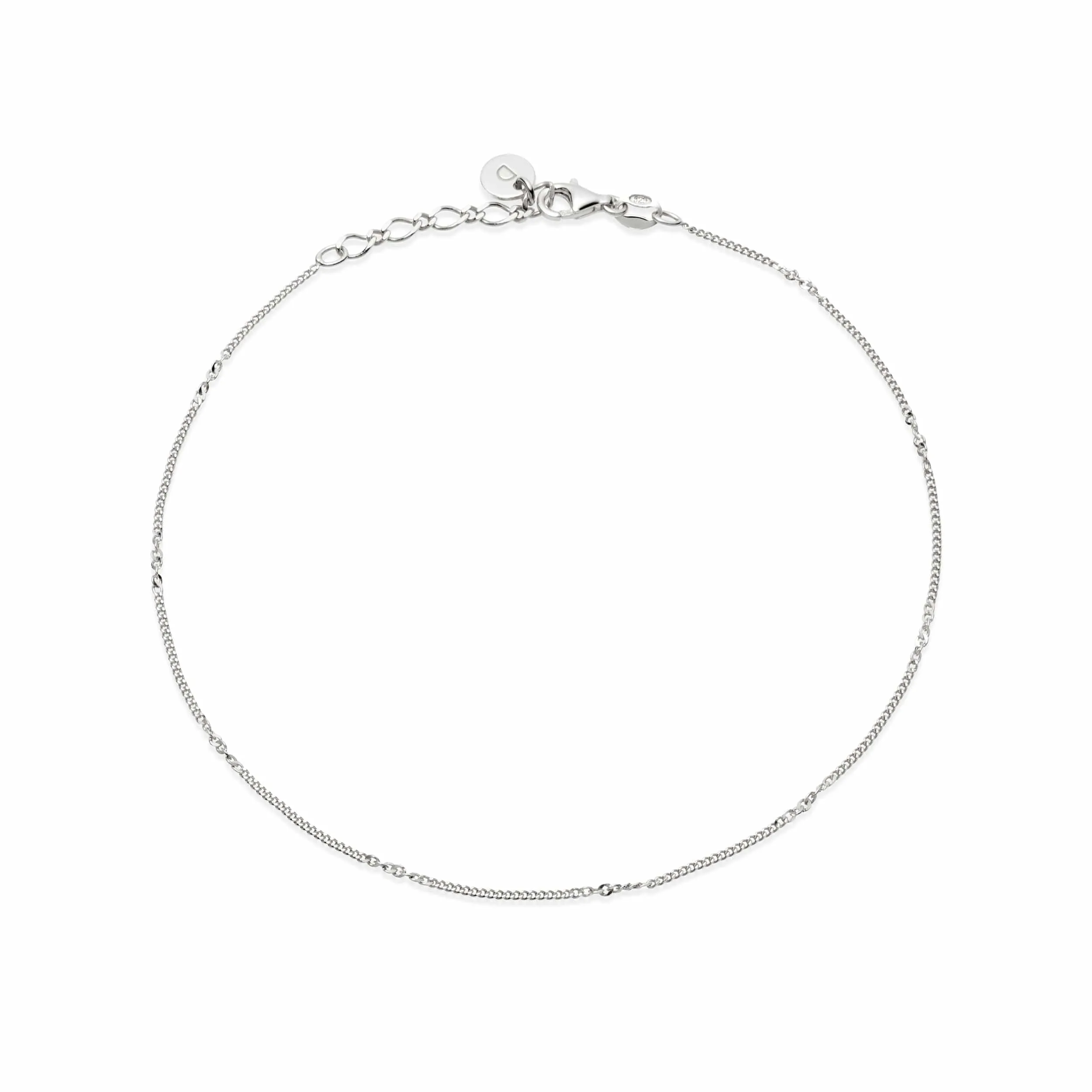 Estée Lalonde Forever Chain Anklet Sterling Silver