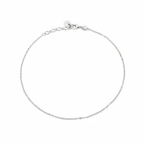 Estée Lalonde Forever Chain Anklet Sterling Silver