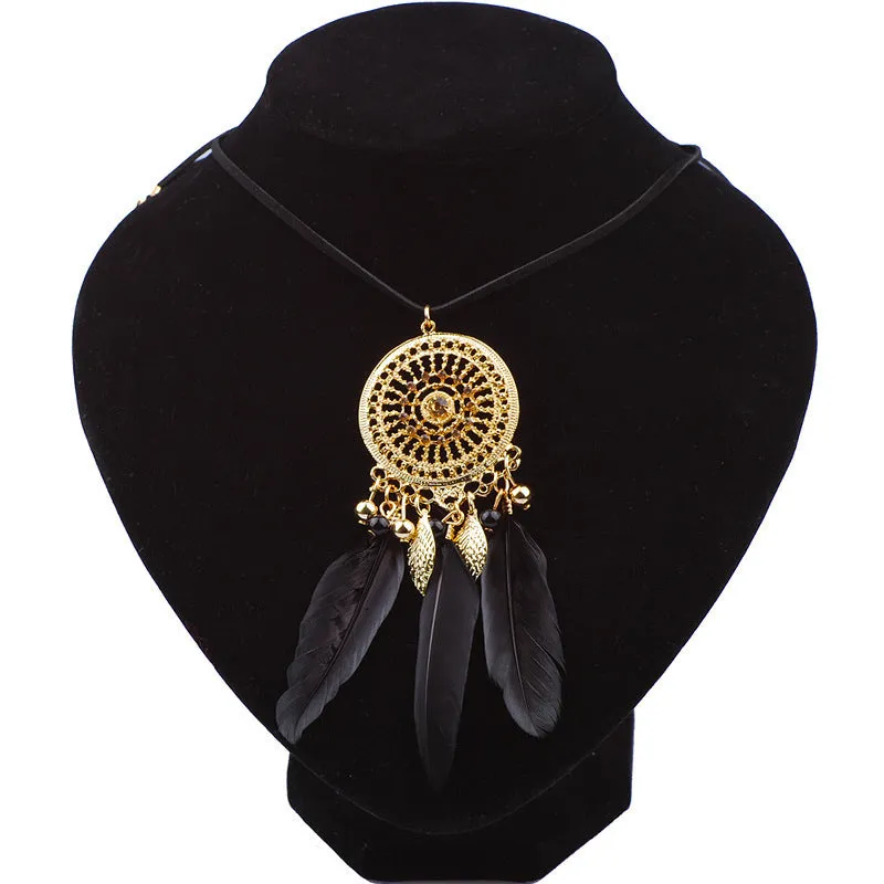 Feather Tassel Necklace