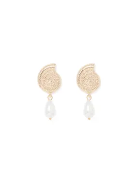Felicia Shell Swirl Earrings