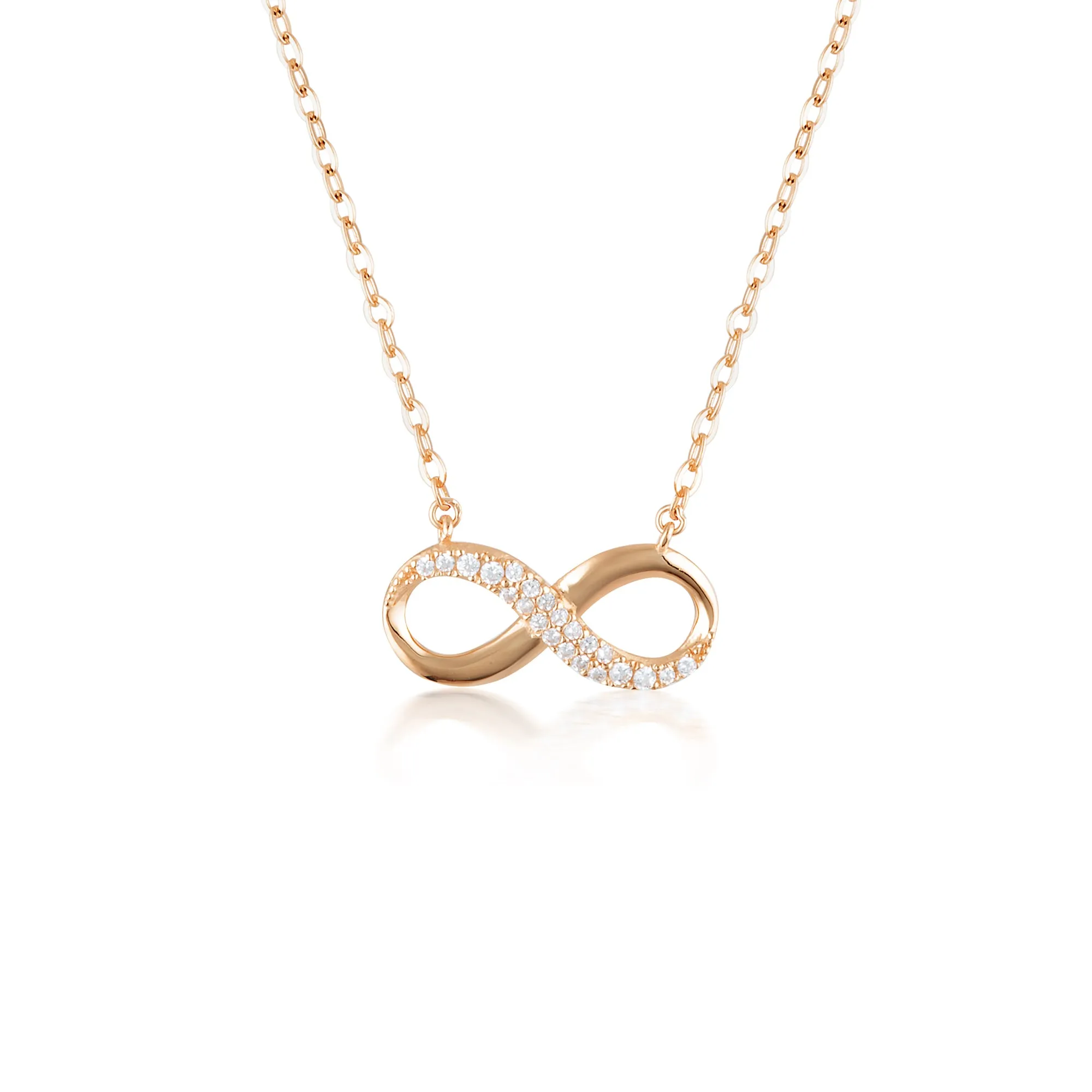 Forever Infinity Pendant - Rose Gold