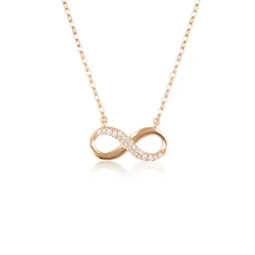 Forever Infinity Pendant - Rose Gold