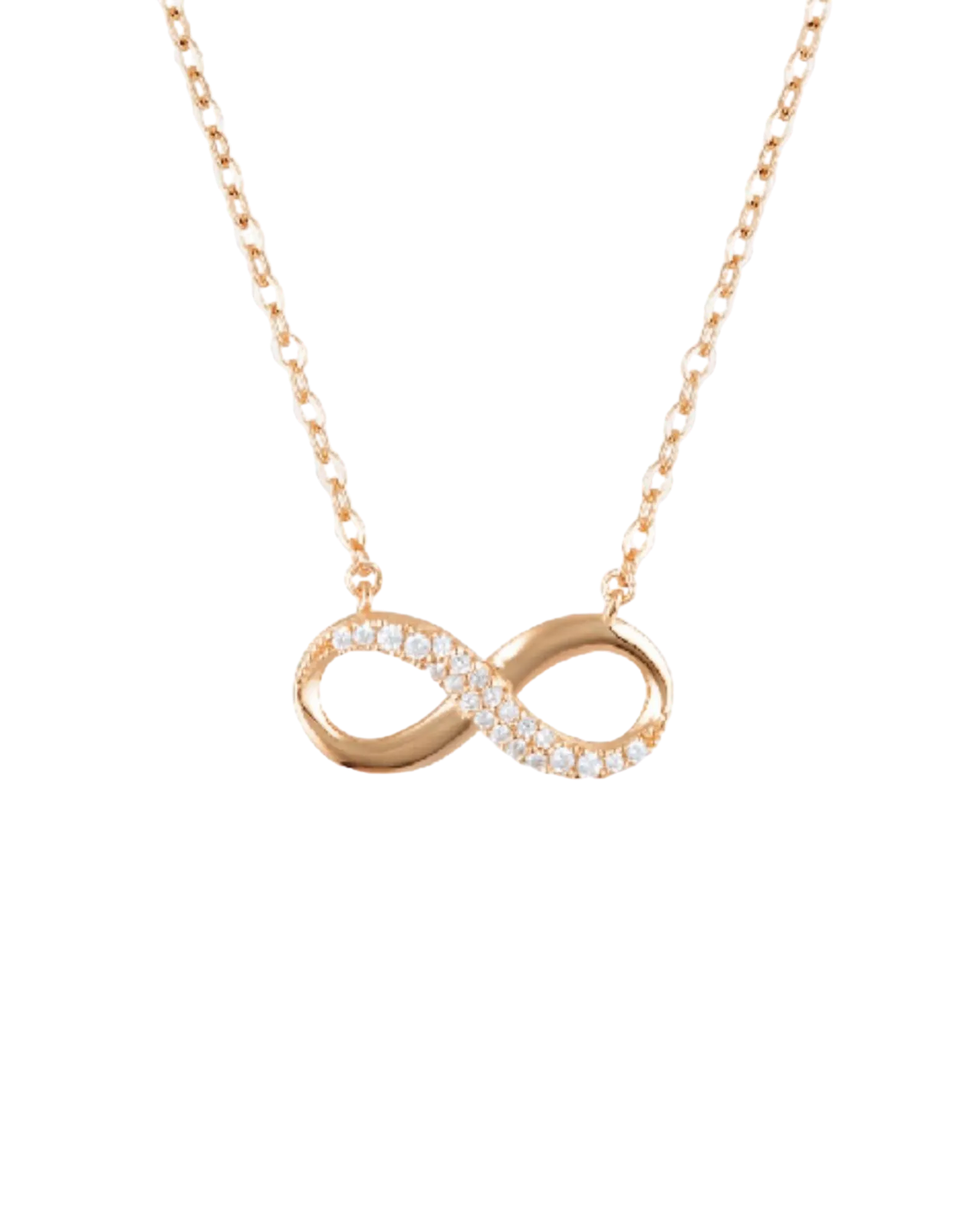 Georgini Forever Infinity Pendant w/ CZ - Rose Gold